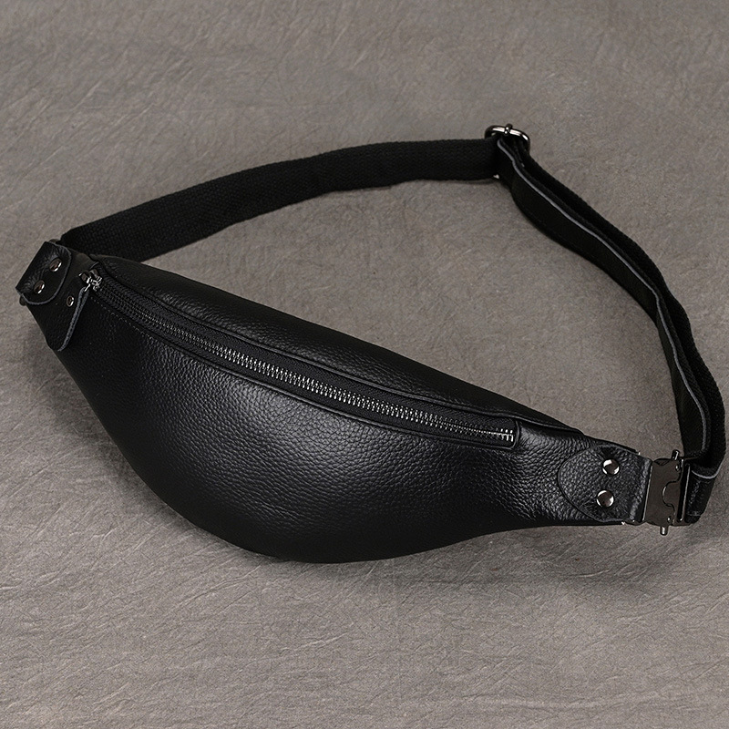 Luxury Bags Leather - Męska torba biodrowa 2024 z prawdziwej