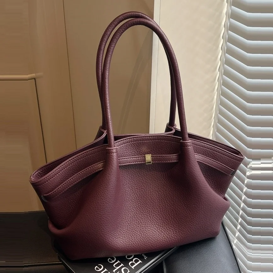 Luxury Bags Tote - Burgundowe torebki damskie luksusowe markowe torebki