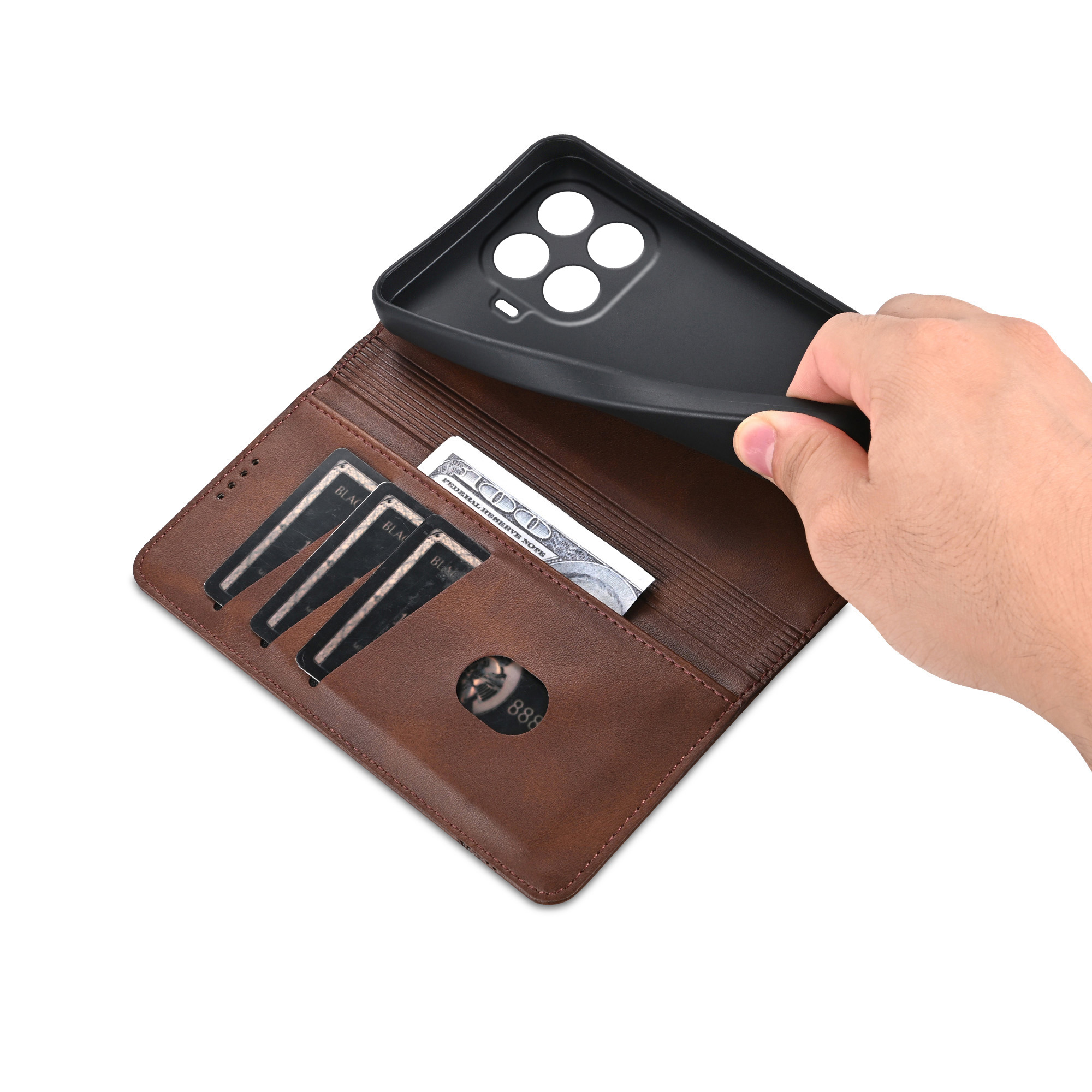 Etui biznesowe z klapką, skórz – Luxury Bags Leather recenzja i cena
